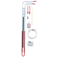 Dwyer Dual Range Flex-Tube U-Inclined Manometer, Series 1227